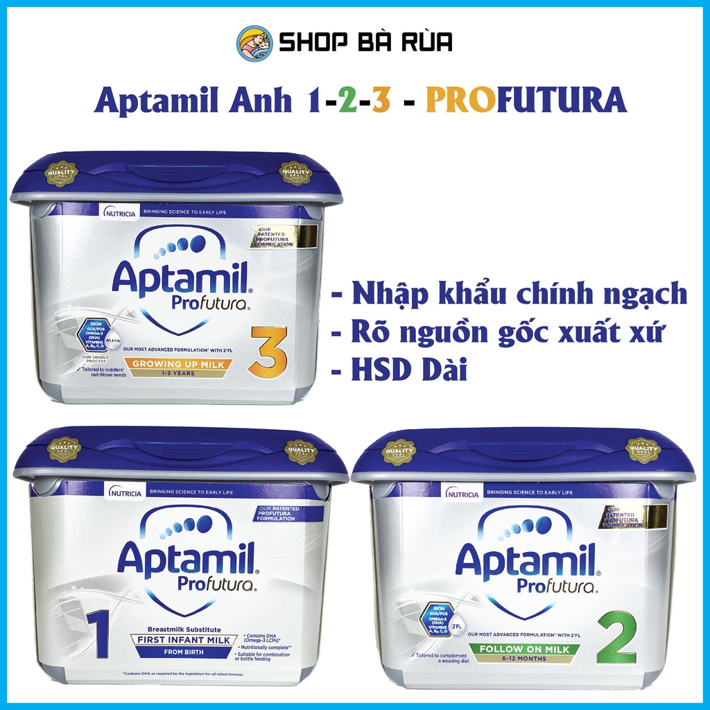 SỮA APTAMIL ANH PROFUTURA SỐ 1/2/3 (800G) - Sữa nhập khẩu đủ giấy tờ