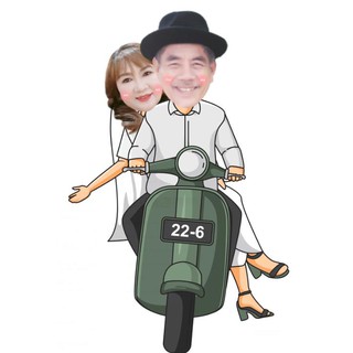 Nhận Thiết Kế Hình ChiBi Cho Cô Dâu Chú Rể, Hình Couple Cặp Đôi, Hình Thôi Nôi, Sinh Nhật Cho Bé ABSHOP COM VN
