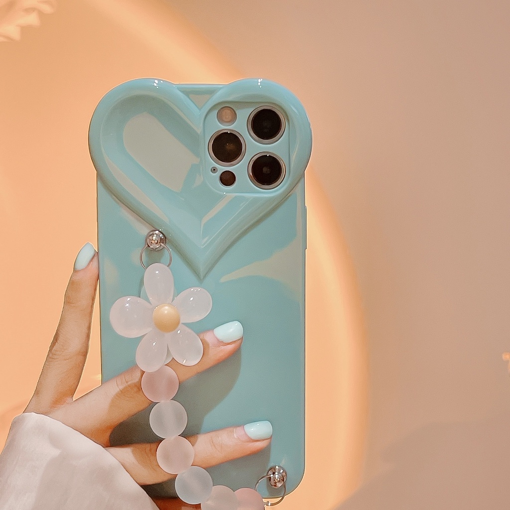 Ốp Điện Thoại Tpu Mềm Họa Tiết Hoa / Trái Tim Xinh Xắn Cho Iphone 12 Pro Max 11 Pro Max Xs Max Xr X 7 8 Plus