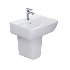 Lavabo Inax L-312V Treo Tường dài 530x rong 435 mm - hàng chính hãng