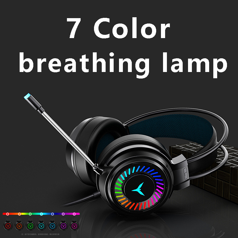 Tai Nghe Có Dây Chuyên Game KEBIDUMEI G58 3.5mm RGB 7 Màu