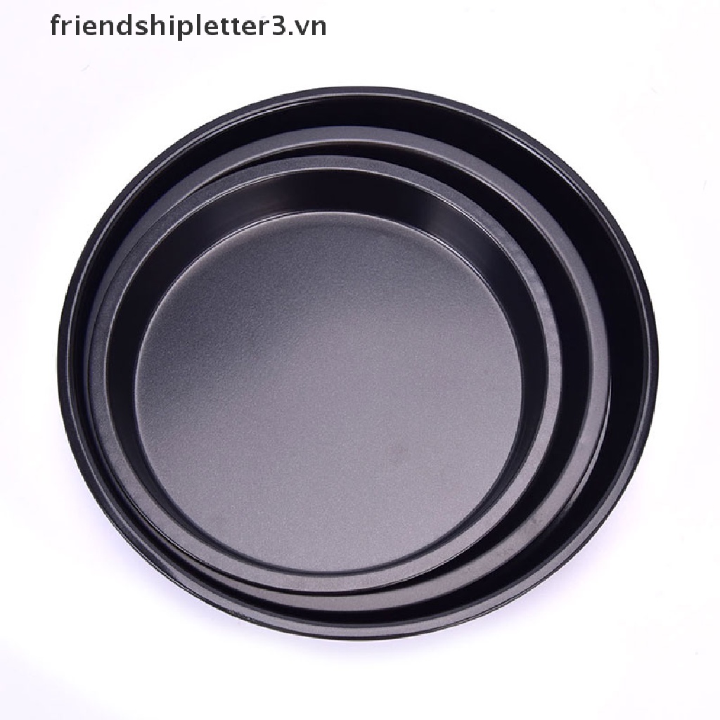Khuôn Nướng Bánh Pizza Hình Tròn Bằng Thép Carbon Chống Dính