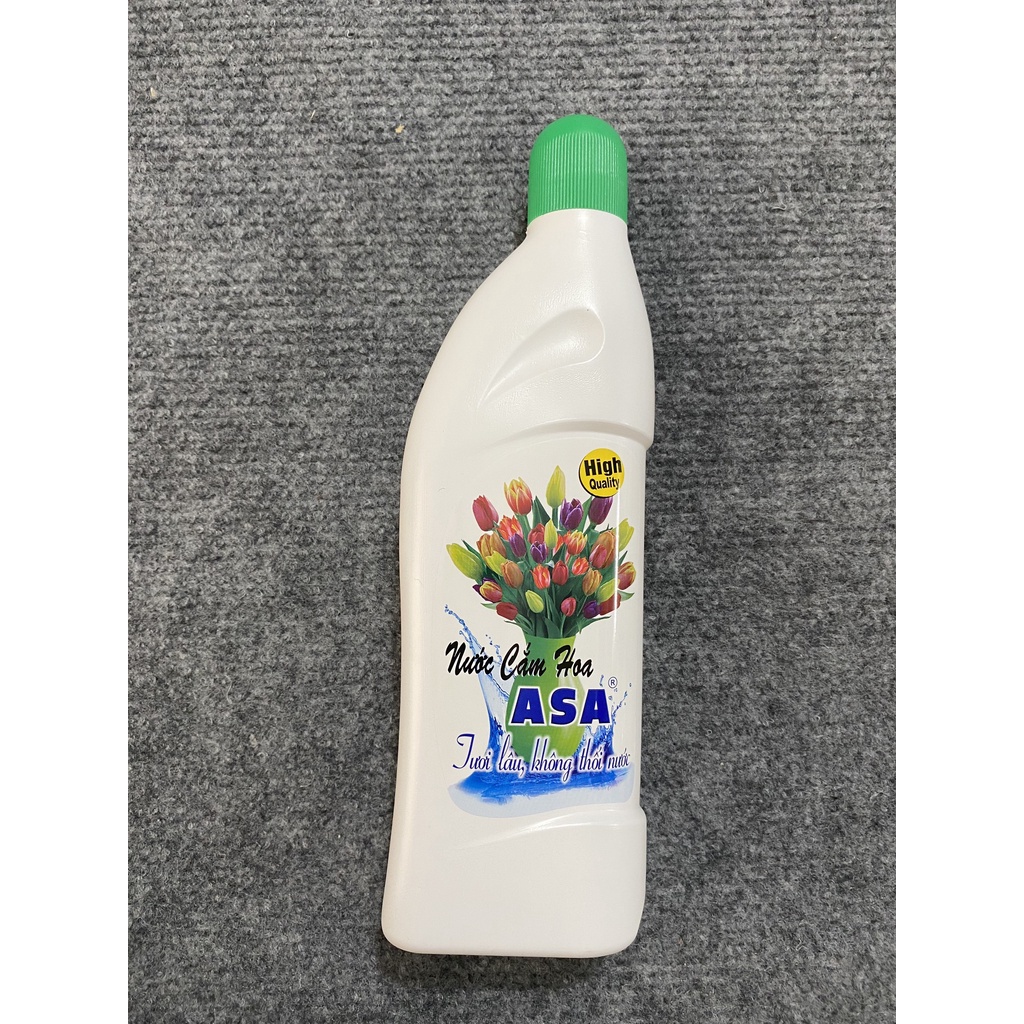 Nước cắm hoa Asa chai 400ml (giá khuyến mãi) giúp hoa tươi lâu và không thối nước