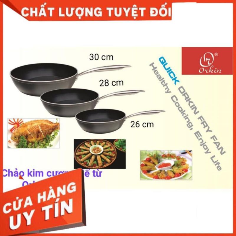 CHẢO RÁN KIM CƯƠNG SÂU LÒNG ĐÁY TỪ ORKIN