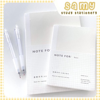 (TẶNG BÚT) SỔ NOTE FOR BASIC CARO Ô VUÔNG KÍCH THƯỚC A5,A6 LÀM BULLET JOURNAL