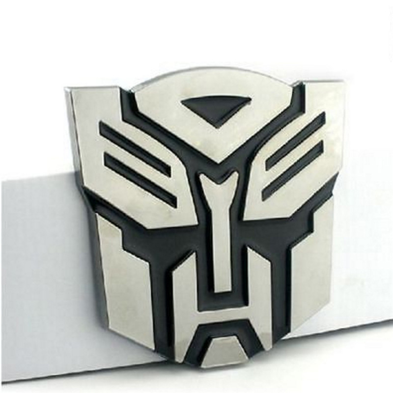 Miếng dán logo Transformers 3D trang trí xe hơi cá tính độc đáo