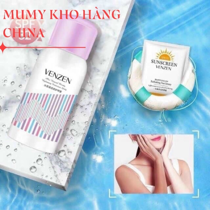 [HOT TAOBAO] XỊT CHỐNG NẮNG VENZEN