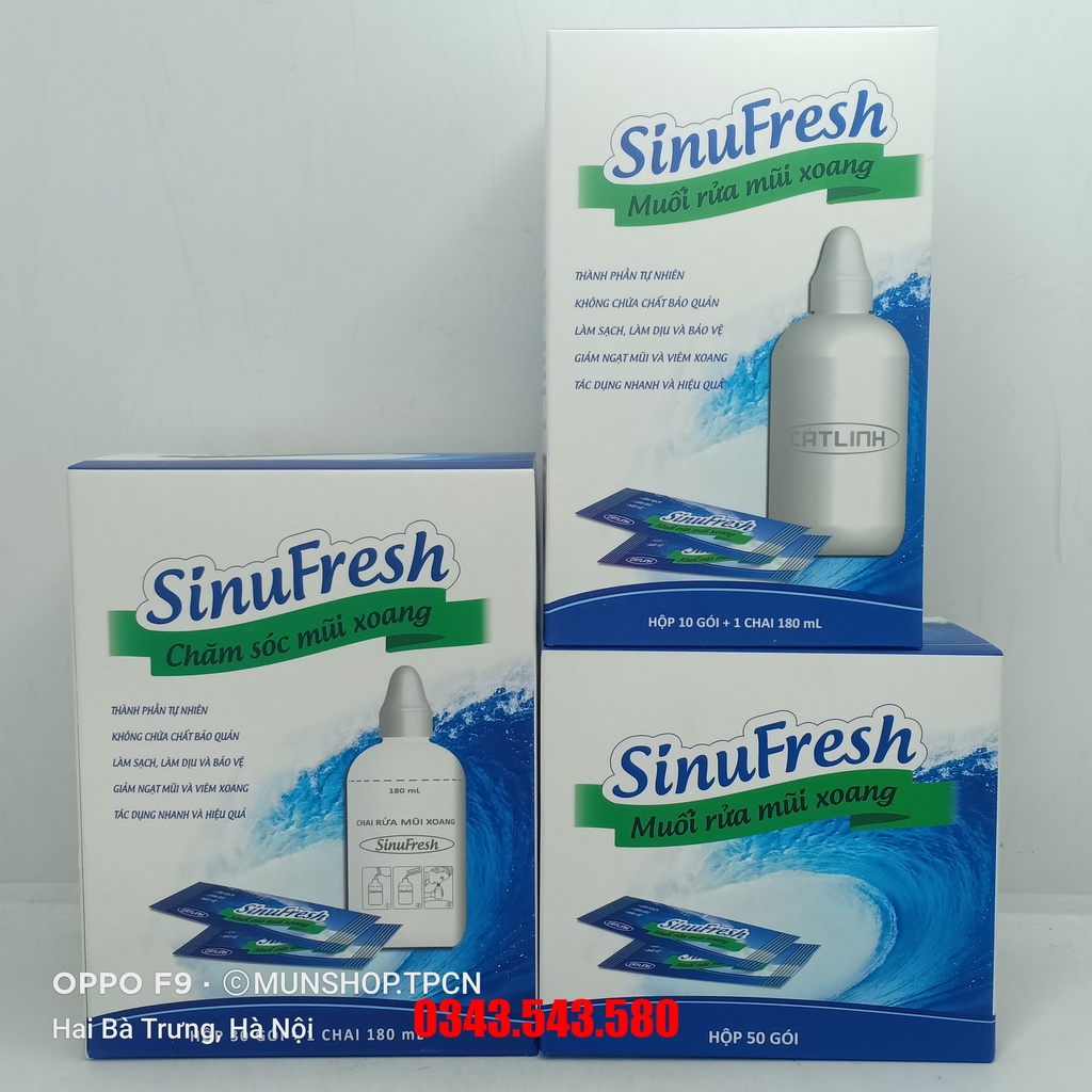 Muối rửa mũi xoang SinuFresh Cát Linh