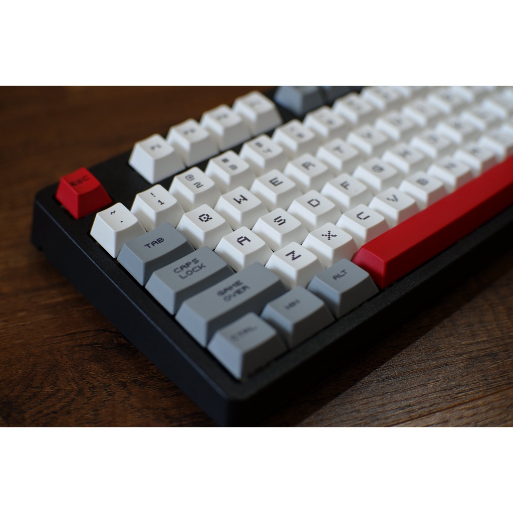 Keycap Pacman 8Bit Cho Bàn Phím Cơ Chất Liệu Thick PBT Cherry Profile In Dyesub 114 Phím |Geabros