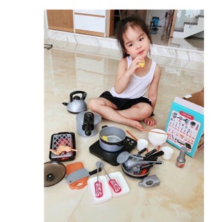Bộ đồ chơi nấu ăn nhà bếp 36 món cho bé cưng