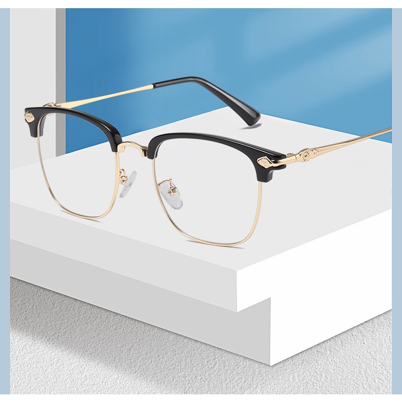 Gọng kính cận nam nữ unisex cao cấp đẹp D-ZINER KI044 chính hãng càng TITANIUM siêu bền