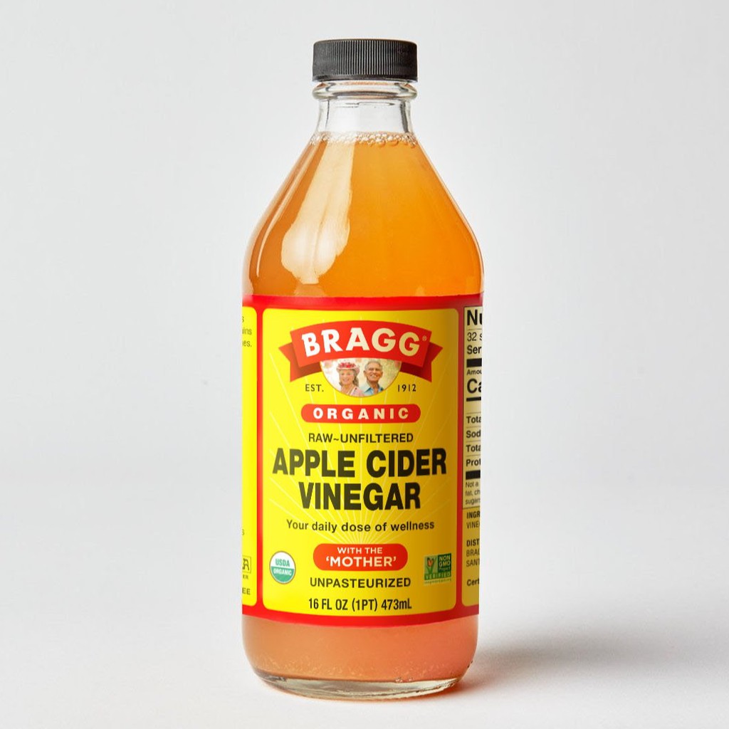 Giấm táo hữu cơ Bragg 473ml - Raw Apple Cider Vinegar