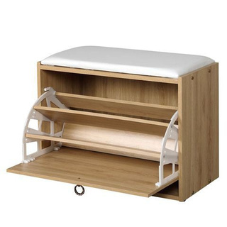 Tủ để giày dép gỗ thông minh kết hợp ghế ngồi