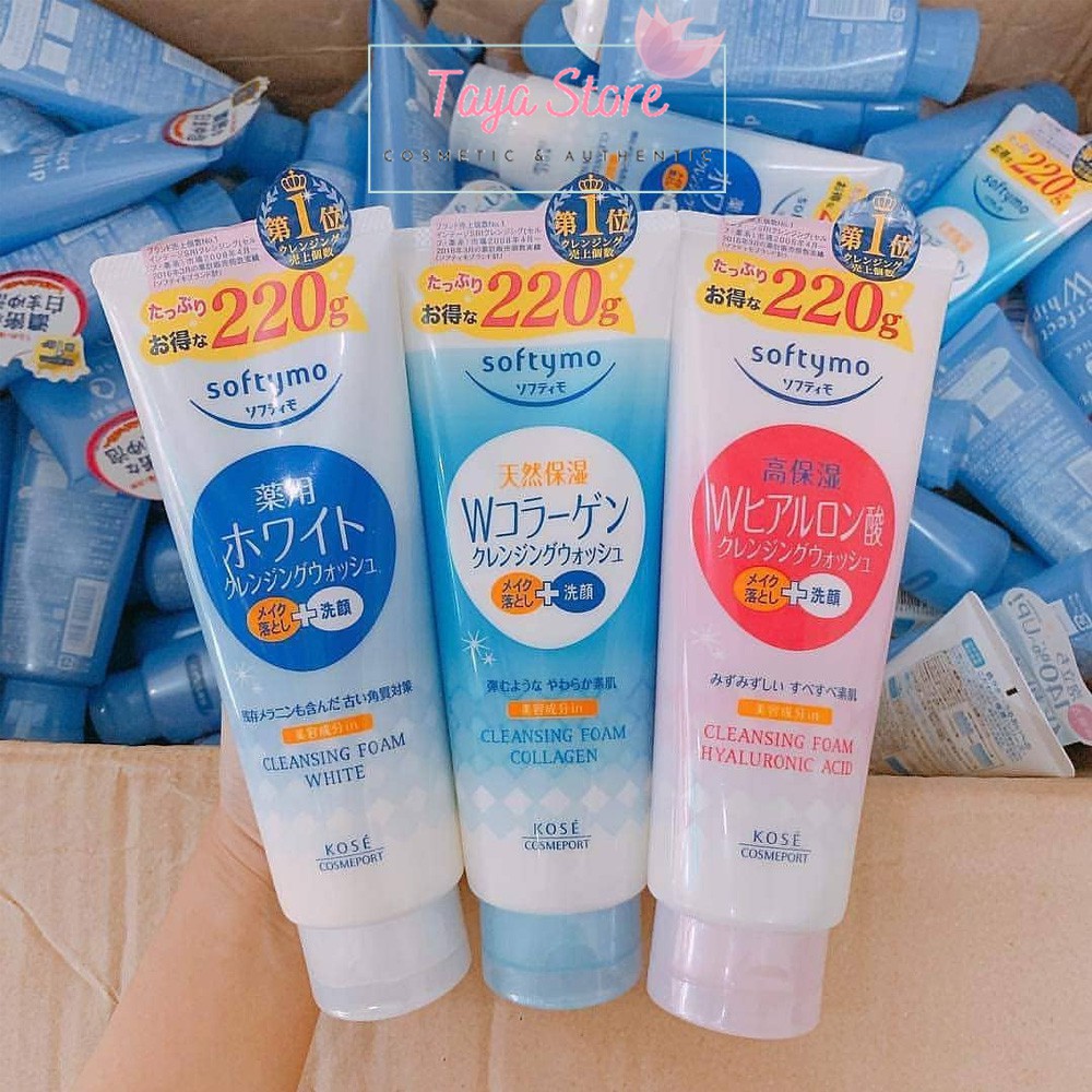 Sữa Rửa Mặt Kose Softymo Nhật Bản 220g