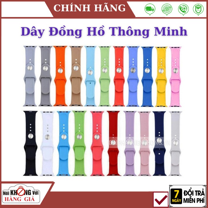 DÂY ĐỒNG HỒ THÔNG MINH Silicon dành cho APPLE WATCH ,T500, T500 Plus , Hw16, Hw22, Watch 6, W26,W46, U78 Plus CAO CẤP