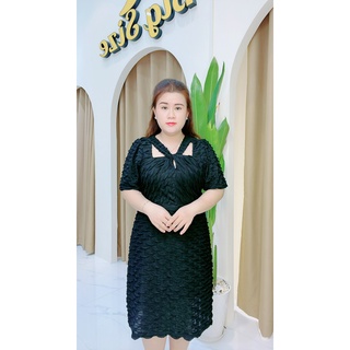 Đầm Big Size xoắn ngực