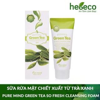 Sữa Rửa Mặt Chiết Xuất Nha Đam Pure Mind Premium Aloe Vera Cleansing Foam 100ml