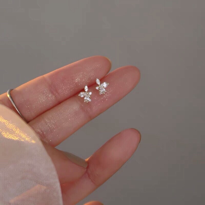 Bông tai Bạc 925 mạ Vàng 14K / LP-E237