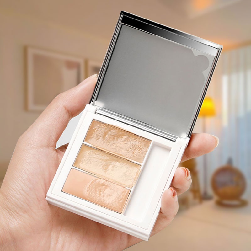 Rnw Bảng Kem Che Khuyết Điểm Ba Màu Che Phủ Mụn Và Quầng Thâm Hiệu Quả