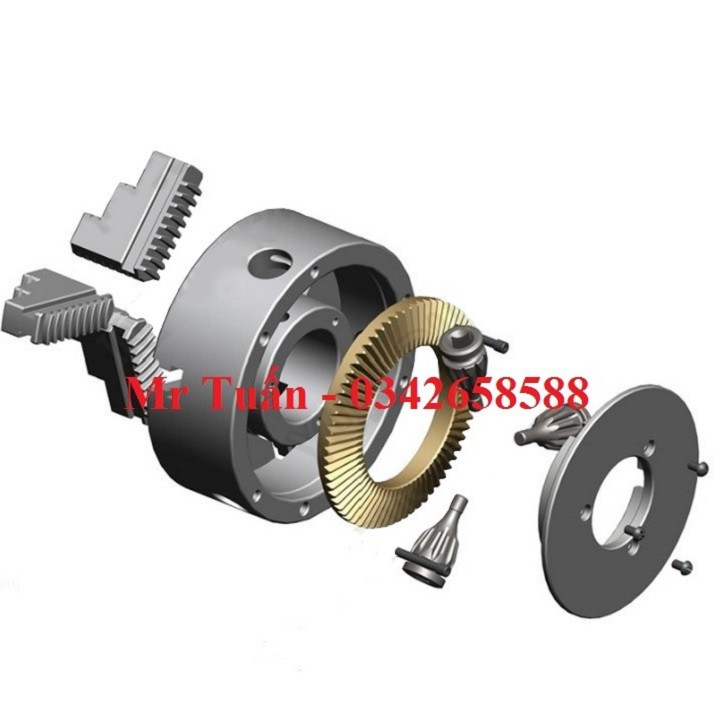 Mâm cặp 3 chấu 130mm K11-130
