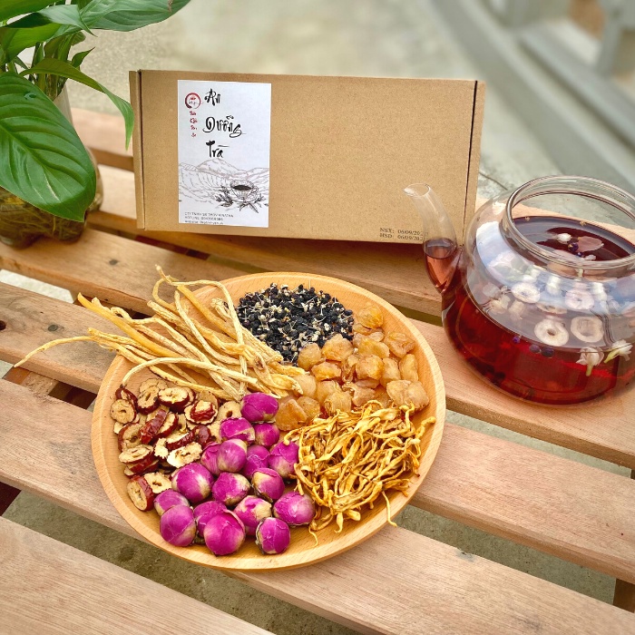 An Dưỡng Trà - Trà Hoa Thảo Mộc Phục Hồi Sức Khỏe - Bếp Bình Yên - 130 gram