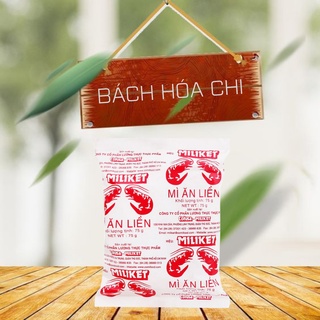Lốc 10 gói Mì Miliket Hai Tôm giấy trắng