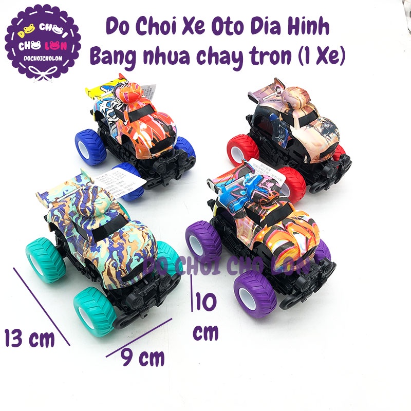 Đồ chơi xe ô tô địa hình bánh bao su bằng nhựa chạy trớn GB6675