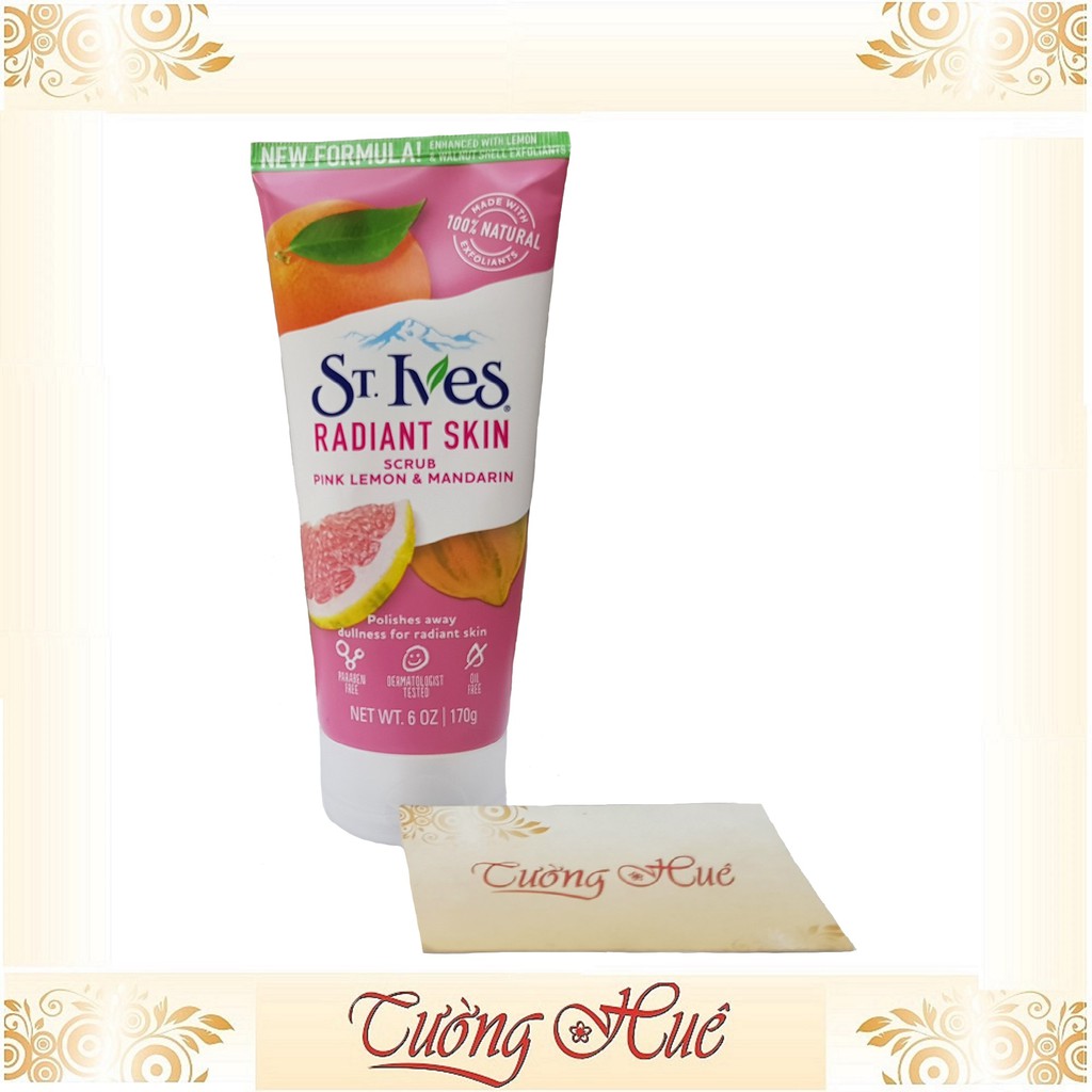 Rửa Mặt Tẩy Tế Bào St. Ives Radiant Skin - 170g - Hồng.