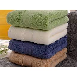 Khăn tắm đủ màu cotton
