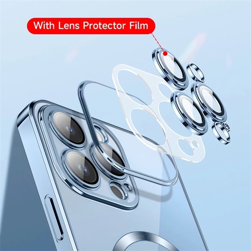 Ốp Điện Thoại Silicon Mềm Trong Suốt Sang Trọng Cho iPhone 13 12 Pro Max 11 Pro XS Max X 7 8 Plus
