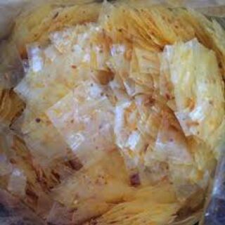 Bánh tráng trộn chưa cắt