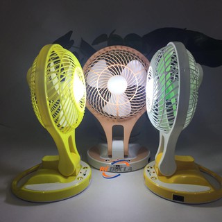 Quạt sạc điện kiêm đèn pin mini fan m-5580