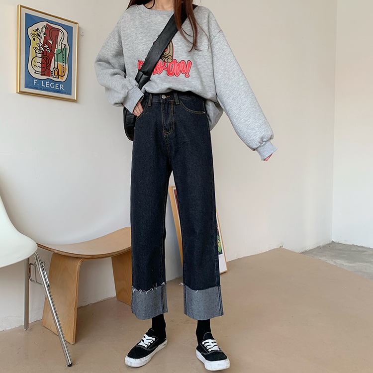 Quần Jean Lưng Cao Thiết Kế Co Giãn 38763 Thiết Kế Thời Trang