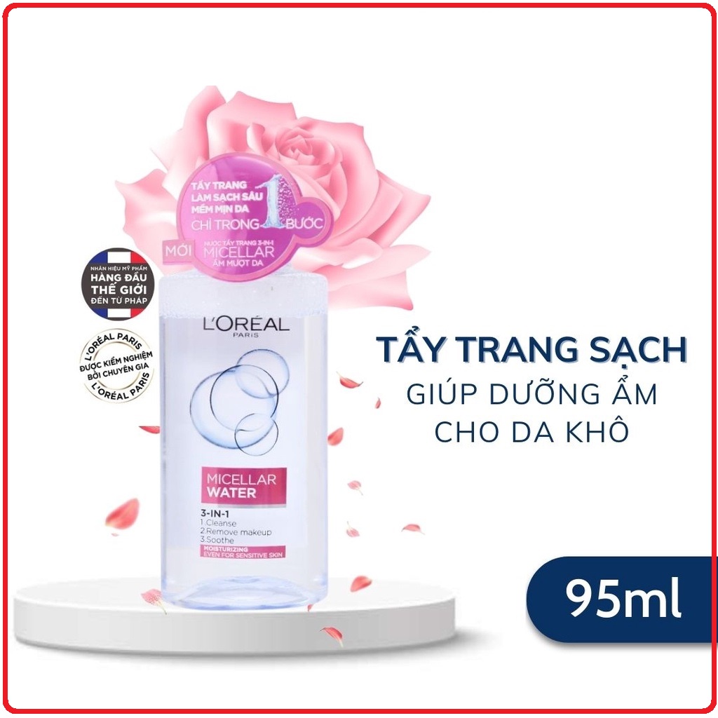 Nước tẩy trang Loreal - L'Oreal Paris 3-in-1 Micellar Water