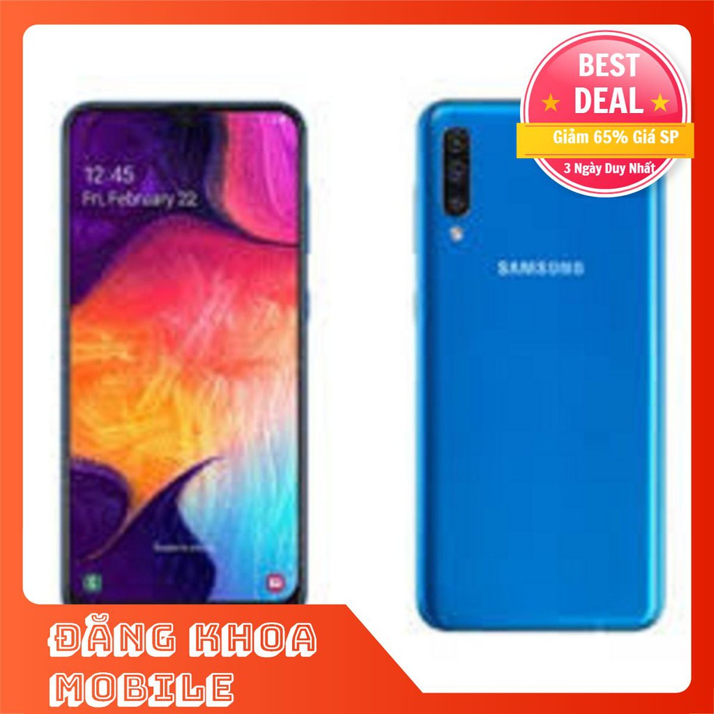 [DÙNG LÀ THÍCH][XẢ KHO] điện thoại Samsung Galaxy A50 2sim ram 4G/64G mới CHÍNH HÃNG [TAS09]