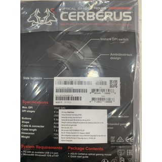 Chuột gaming ASUS CERBERUS (Đen)