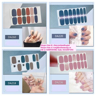 Dán móng tay PC Một Màu Đơn Giản P2