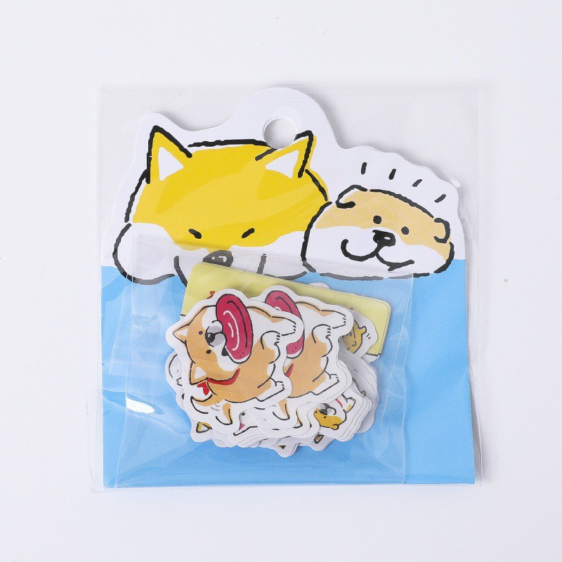 Túi 40 nhãn dán tùy chọn họa tiết đáng yêu trang trí nhật ký/ sổ lưu niệm