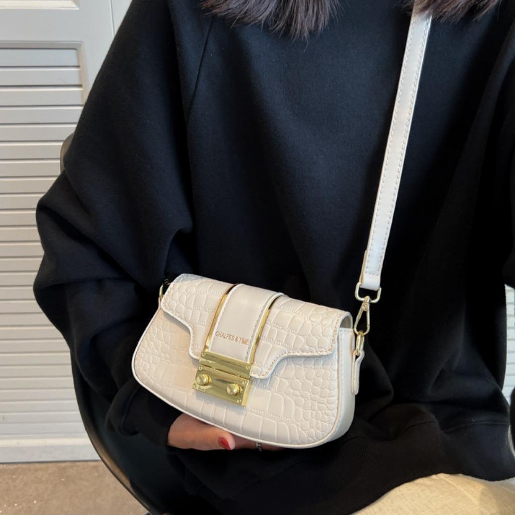 Túi Xách Nữ Đeo Chéo Đeo Vai Kẹp Nách Cao Cấp Khóa Vuông Thời Trang Đẹp Quảng Châu