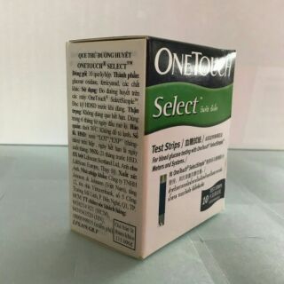 Que thủ tiểu Đường OneTouch Select (hộp 10 que)