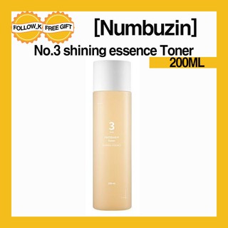 [NUMBUZIN]🇰🇷 READY STOCK✈️ numbuzin No.3 shining essence toner 200ml numbuzin No3.toner