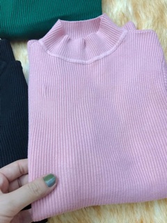 Áo len cổ 3 phân