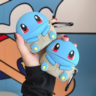 Vỏ silicon cho tai nghe Airpods Pro mẫu Rùa Pokemon