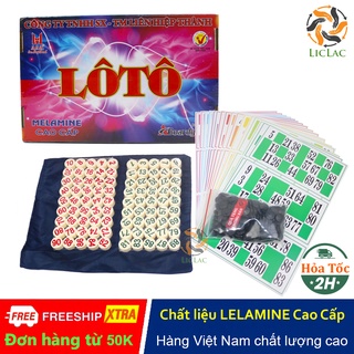 Bộ đồ chơi Cờ Lô Tô LIÊN HIỆP THÀNH chất liệu Melamine Cao Cấp hàng Việt