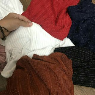 Áo nhũ kẻ sọc siêu chất
