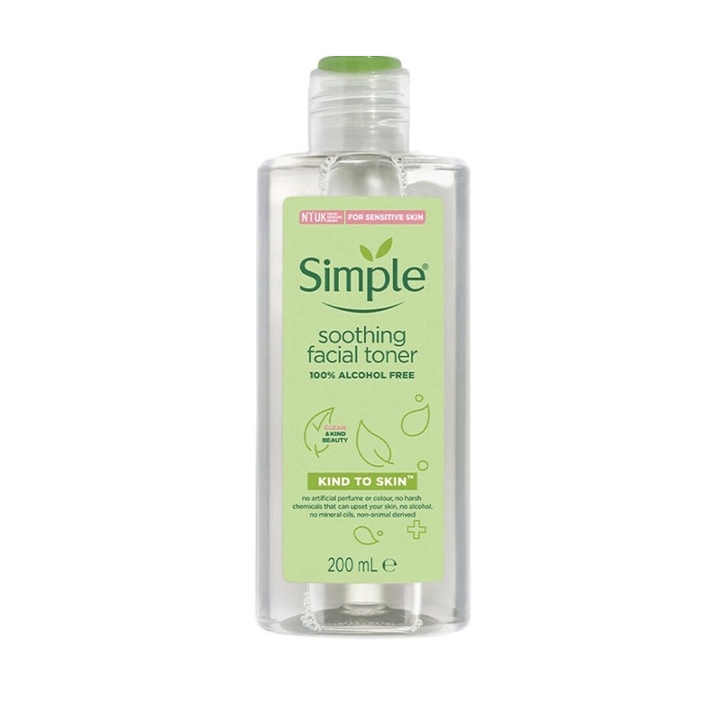 Nước Hoa Hồng Simple Dành Cho Da Nhạy Cảm 200ml