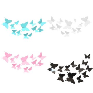 Bộ 12 bươm bướm 3d dán tường để trang trí