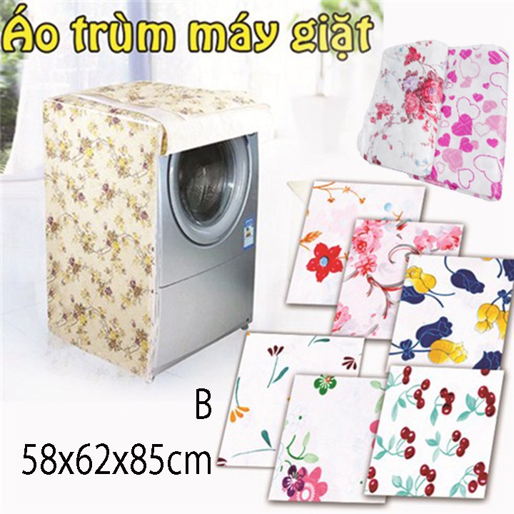 Bạt phủ máy giặt - áo trùm máy giặt chống nước – bọc máy giặt 5 - 8,5kg pp Bởi DooDee Shop