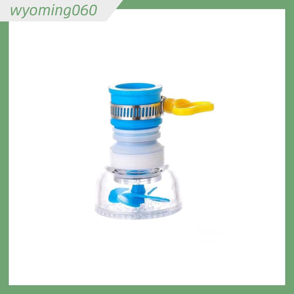 Wyoming060 Telescopic Water Saving Nozzle Filter Faucet Antisplash Sprinkler Kitchen Purifier with Buckle Design
