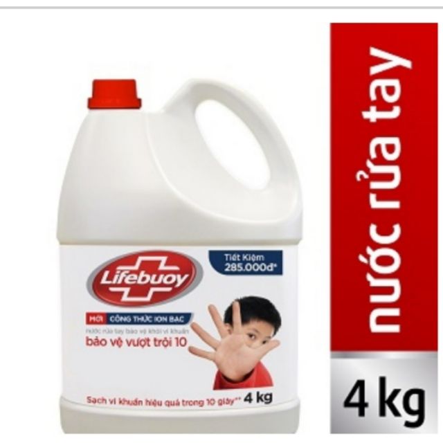 Nước rửa tay Lifebuoy can 4kg